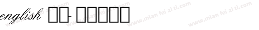 english 于氏字体转换